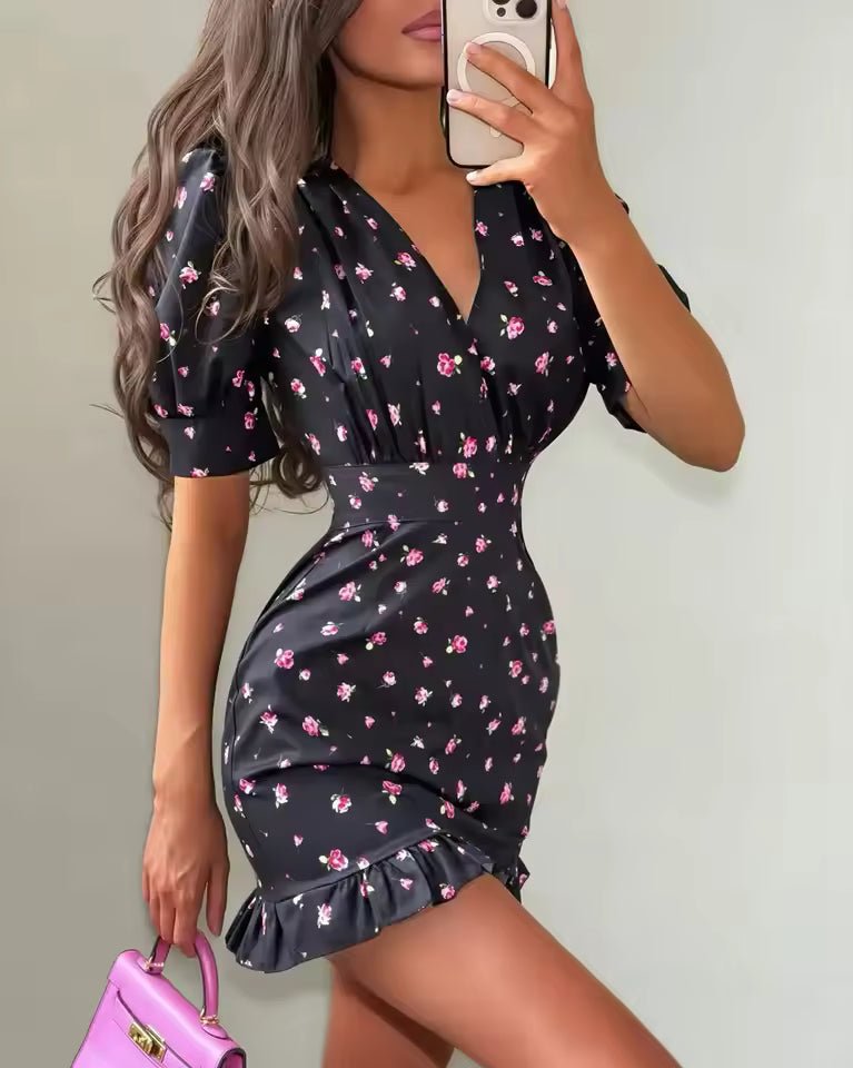 Natasha blomstermini-kjole