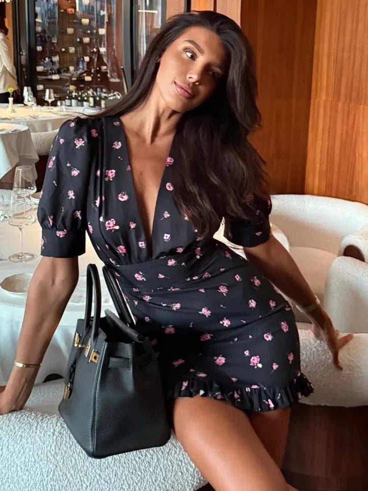 Natasha blomstermini-kjole