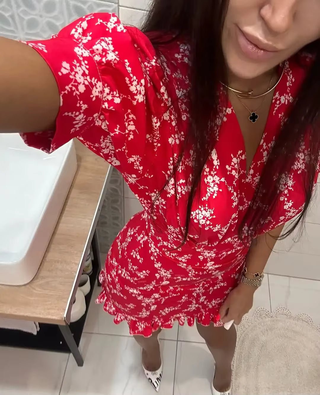 Natasha blomstermini-kjole