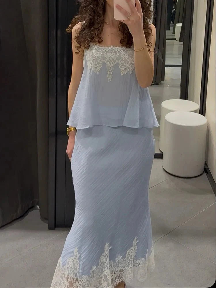 Jacinta blondesamlet midi-sæt