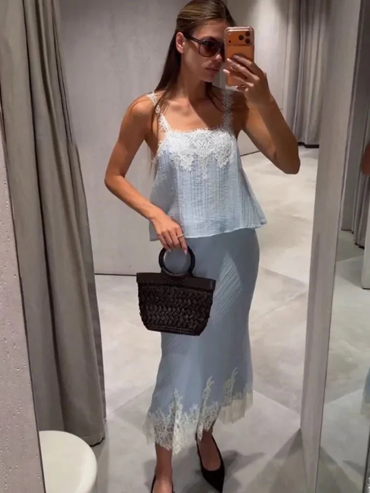 Jacinta blondesamlet midi-sæt
