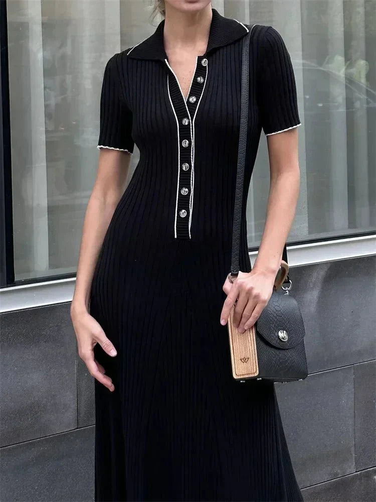 Sienna Tricot Strikkjole