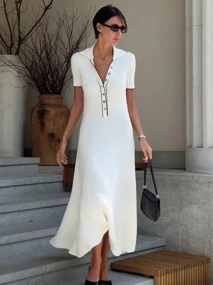 Sienna Tricot Strikkjole