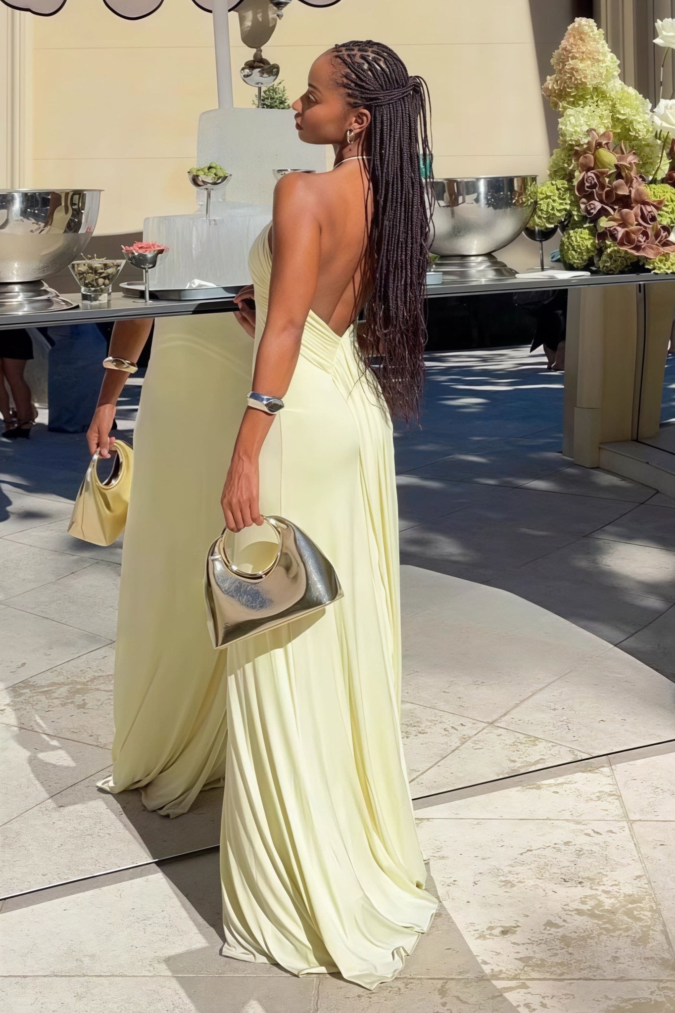 Effie Halter Mermaid Maxi-kjole