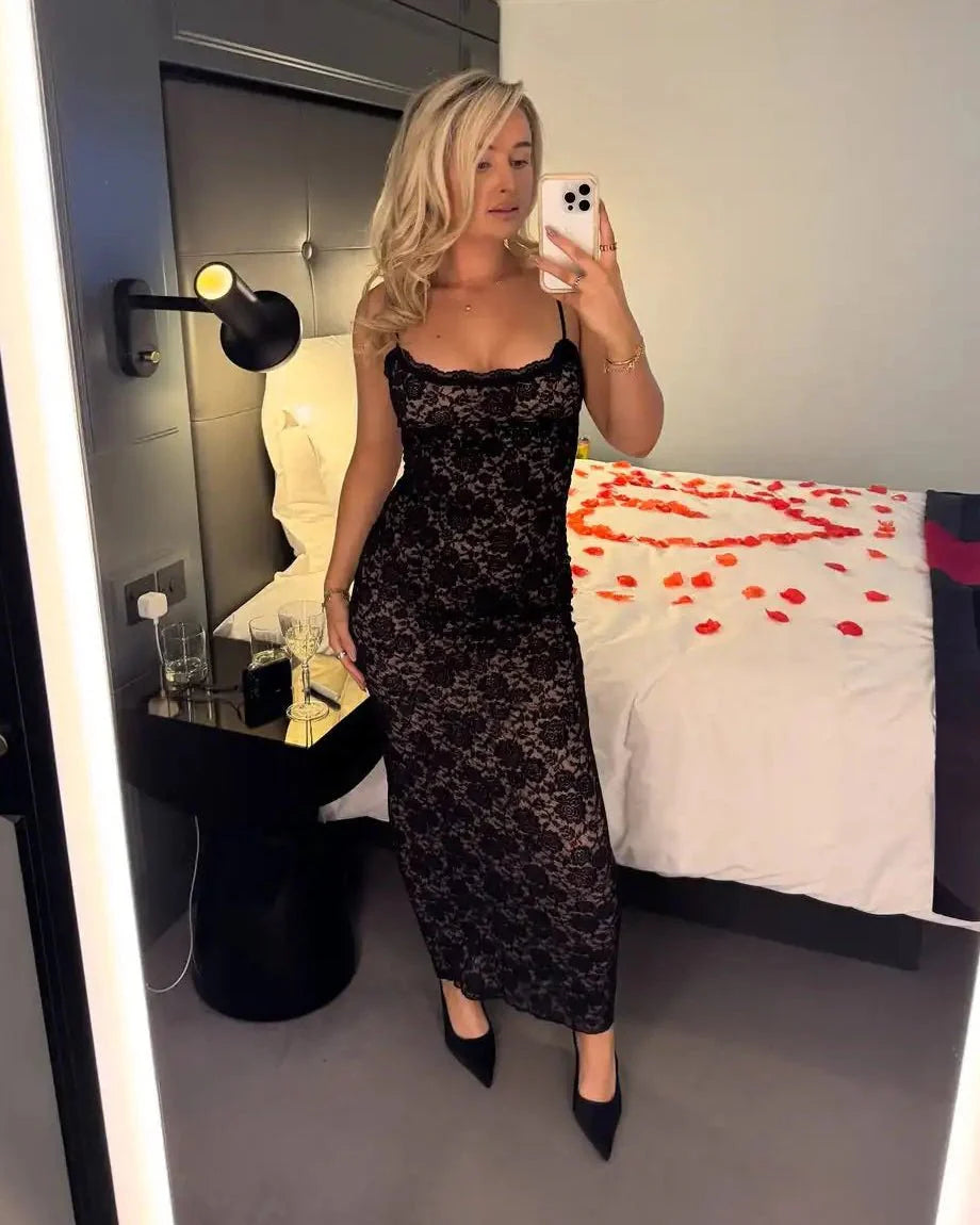 Margot Off-Shoulder Blonde Maxi Kjole