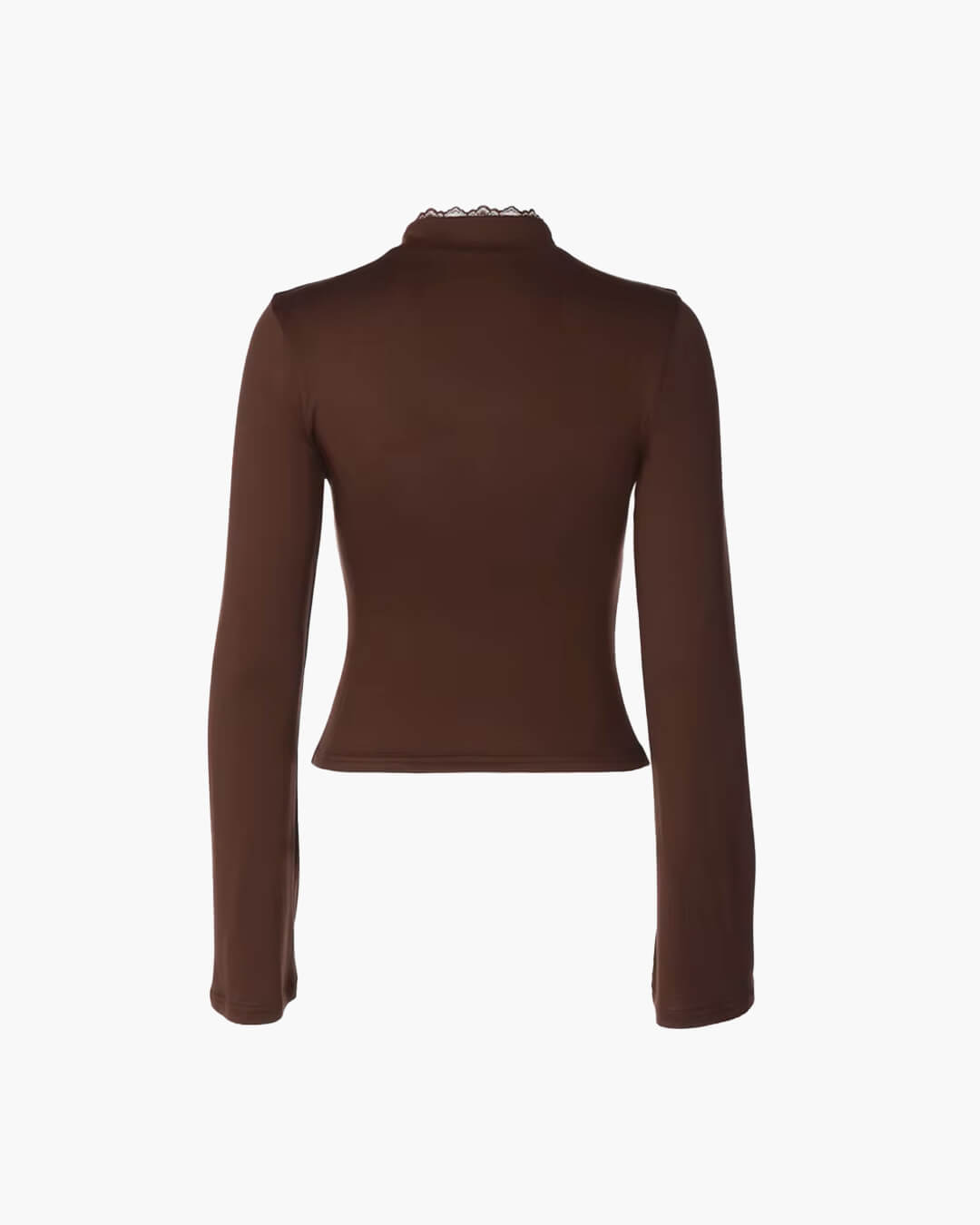Rose High Neck Keyhole Blouse