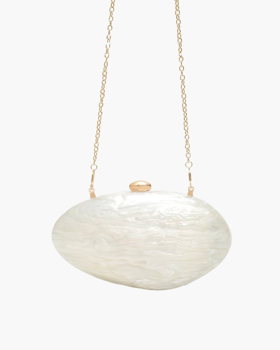 Sophia muslingeformet akrylclutch