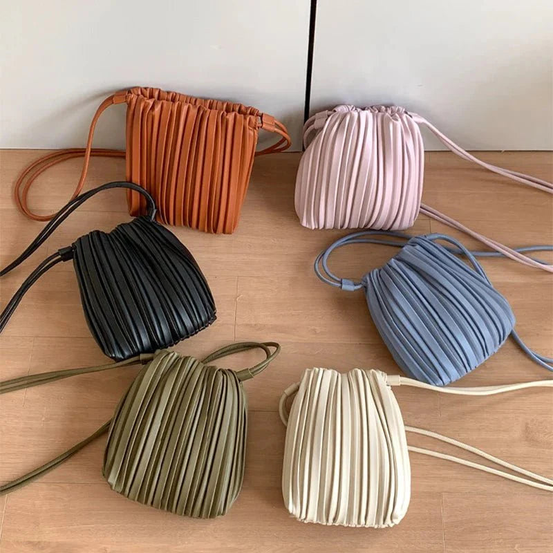 Sadie Pleated Mini Crossbody Bag