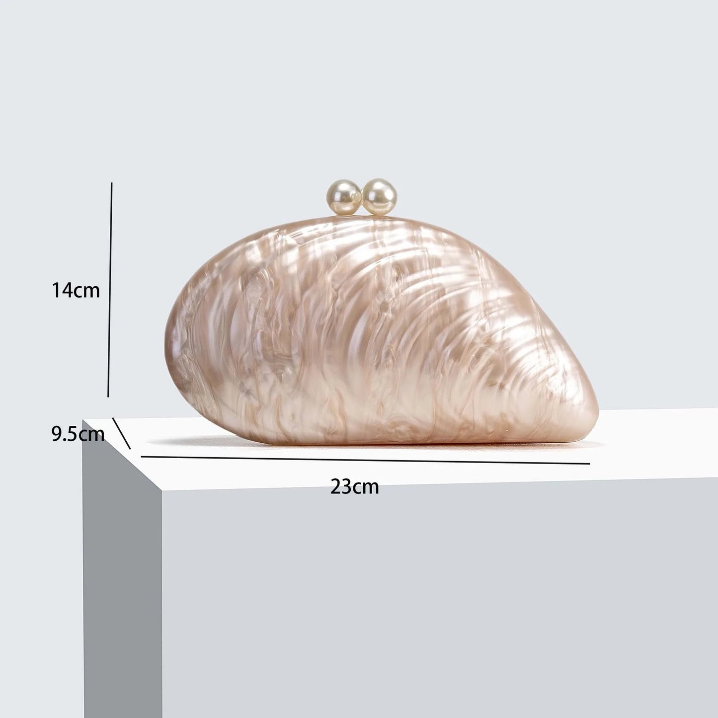 Sophia Shell Clutch