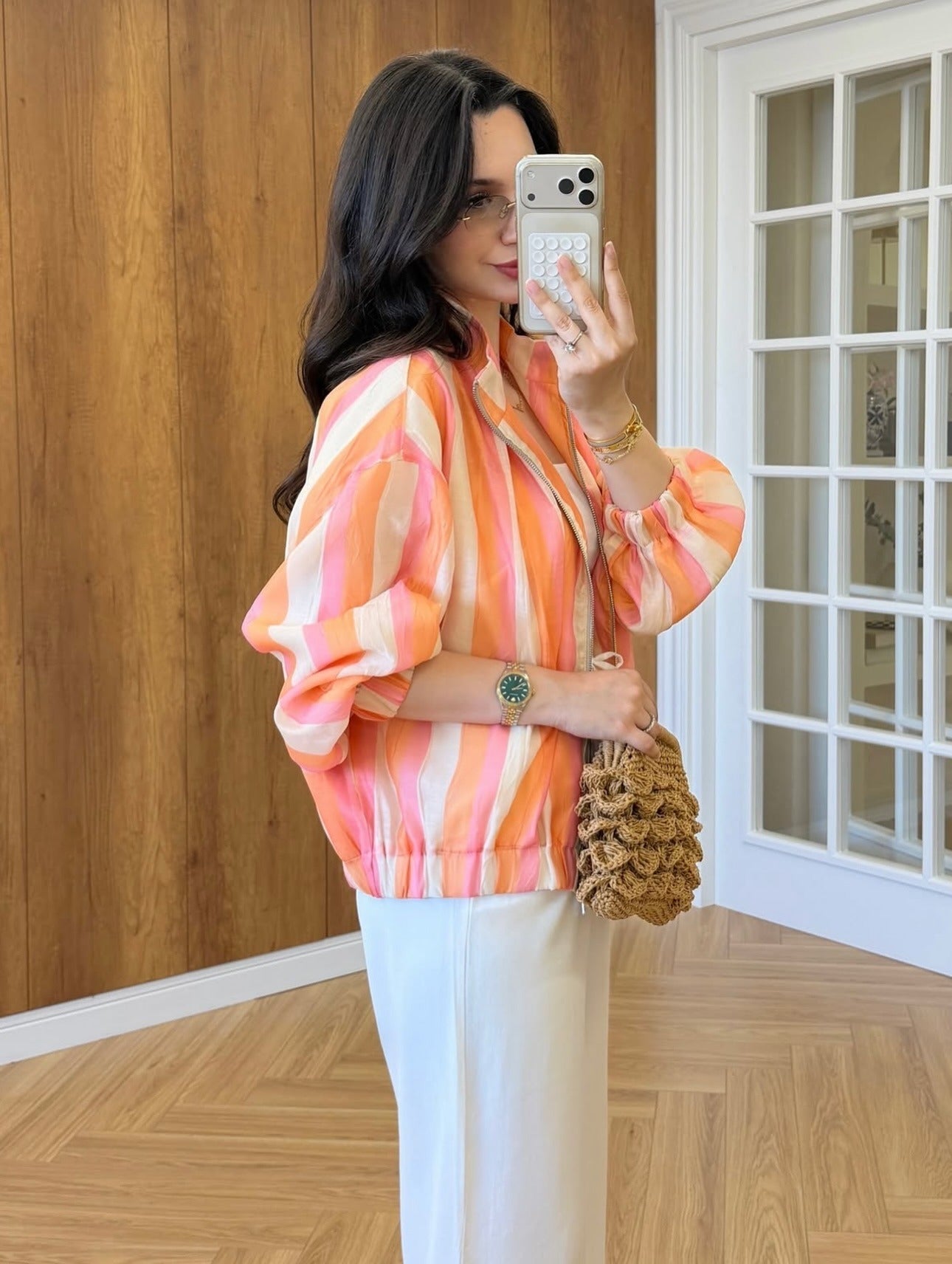 Sarah Candy Bomber Jacket