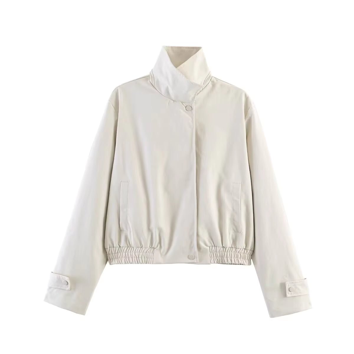 Helena Cropped Bomber Jacket