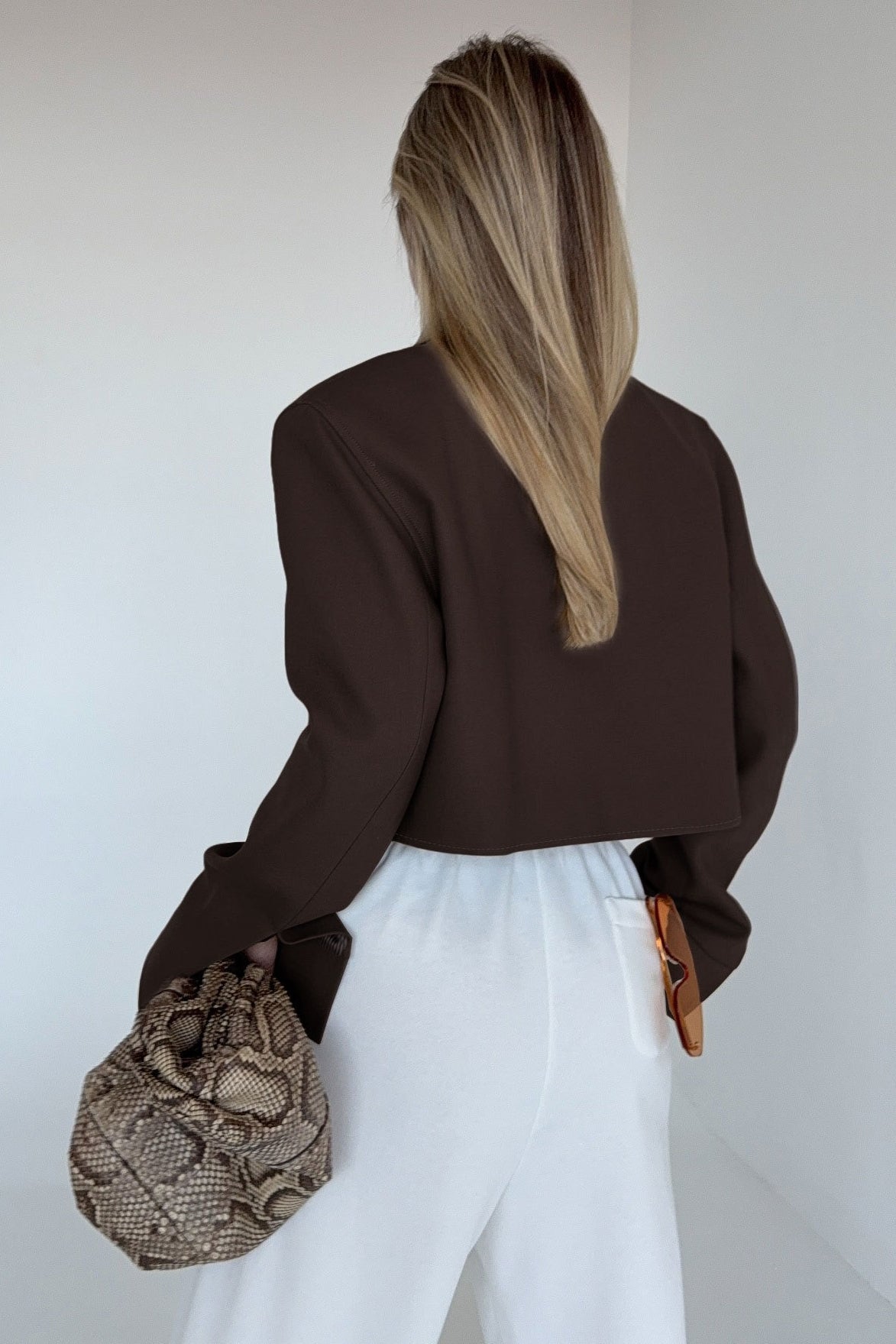 Amelie Brun Zip Jakke