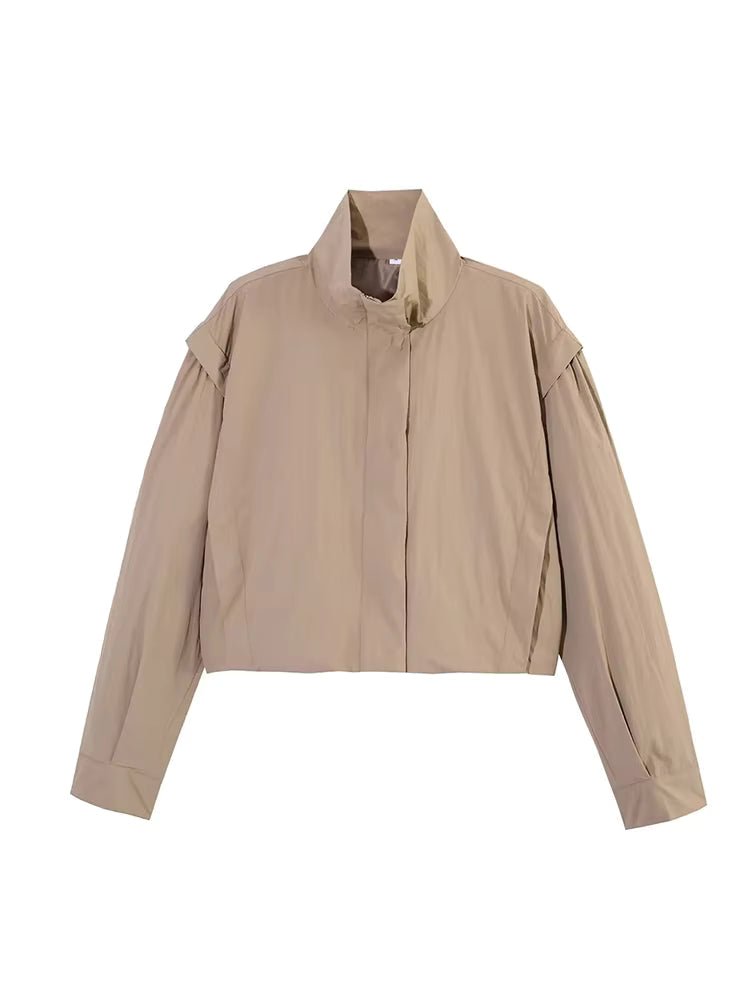 Natalie Cropped Windbreaker Jacket