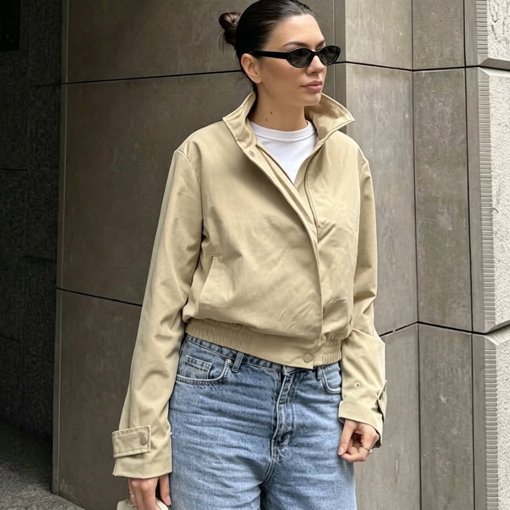 Carla High Neck Zip Jakke