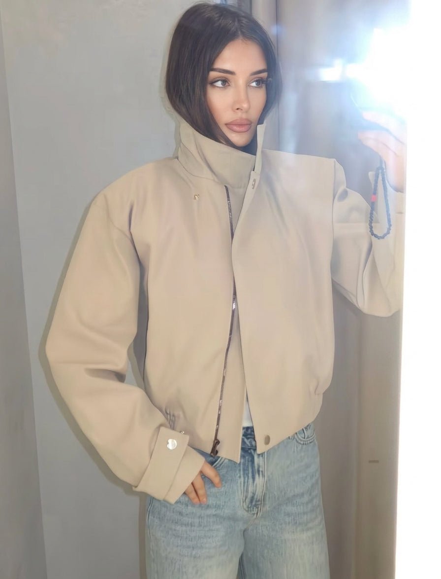 Carla High Neck Zip Jakke
