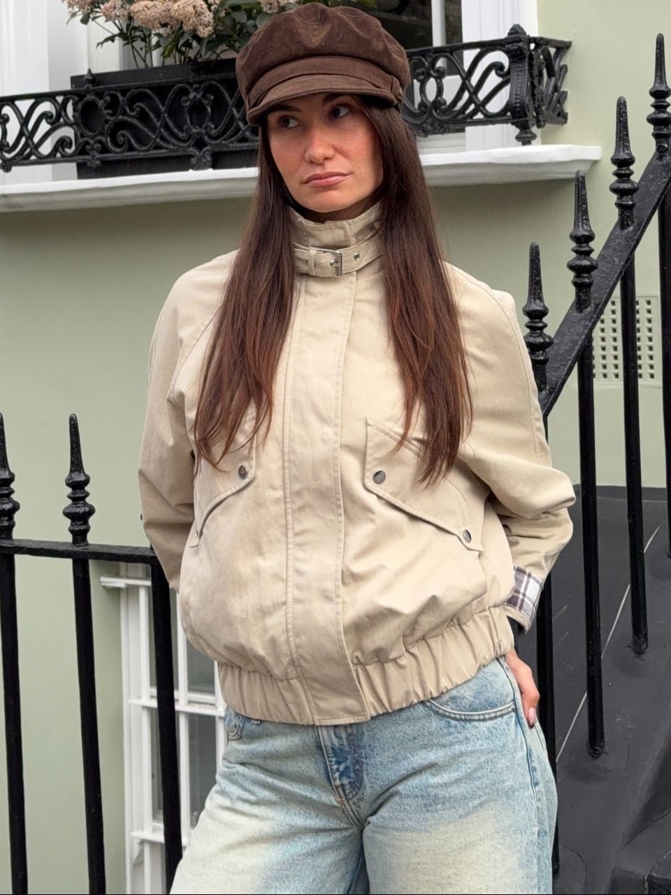 Leah Casual Stand Collar Jacket