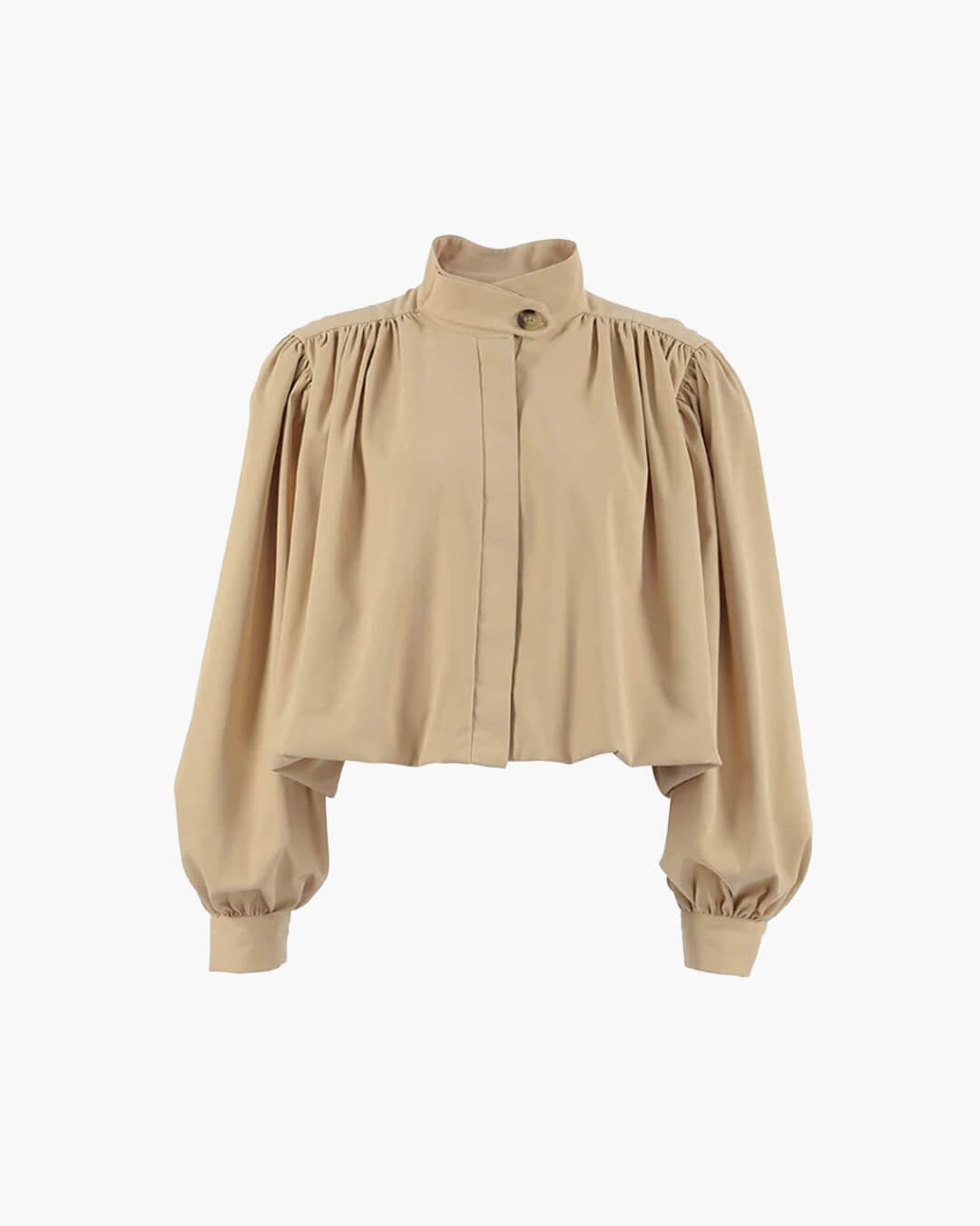 Margot cropped plisseret jakke