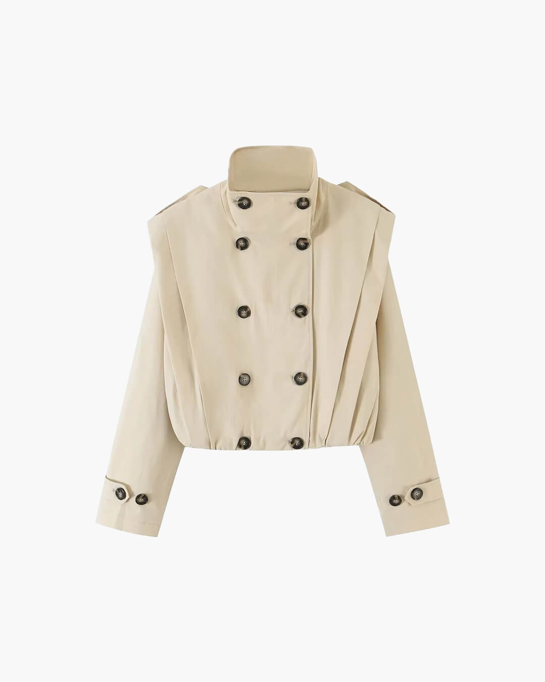 Gloria Plisseret Trenchcoat