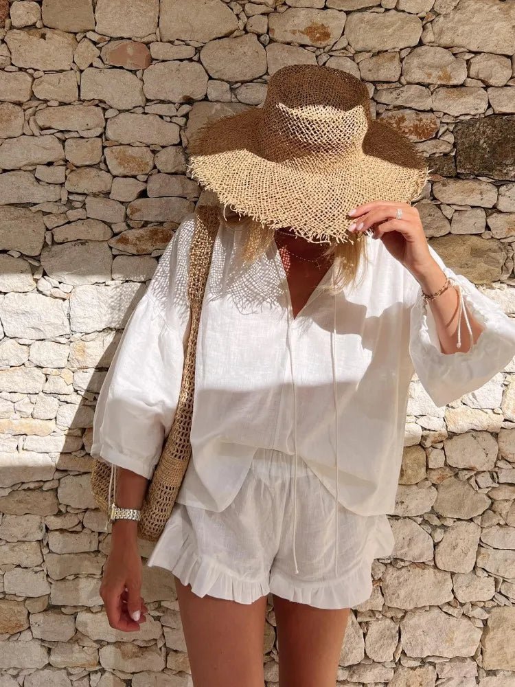 Sara Flæse Shorts Sæt