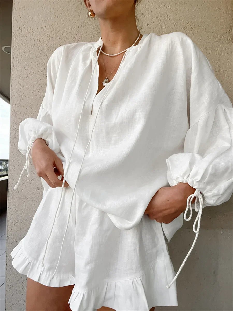 Sara Flæse Shorts Sæt