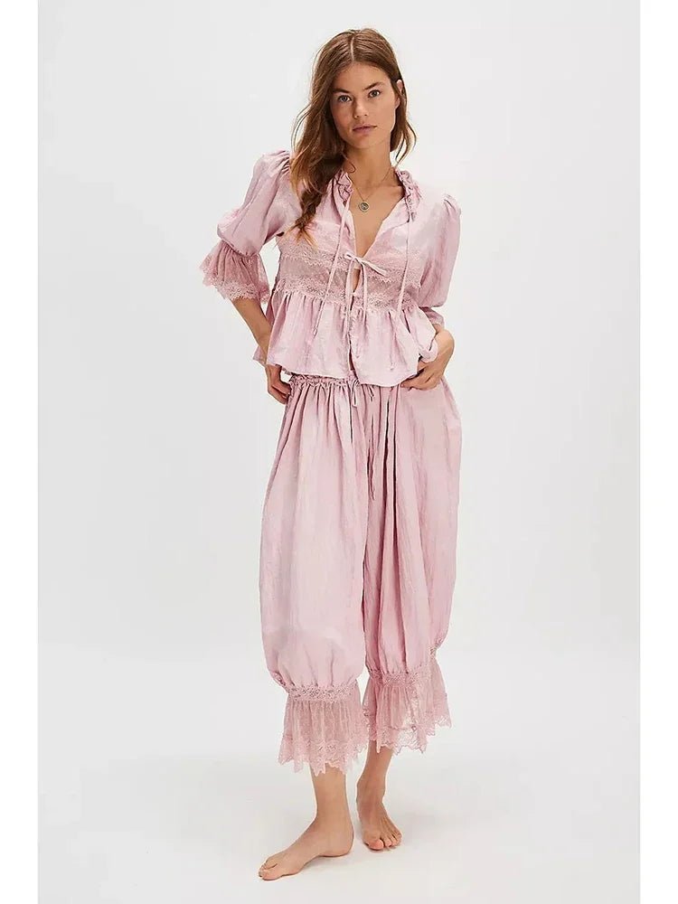 Natasha Lace Lantern Suit