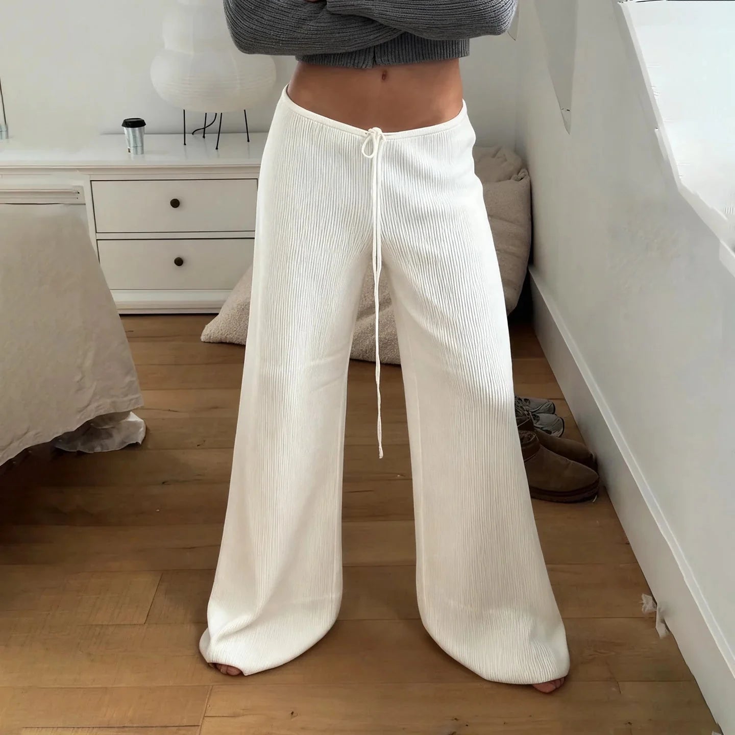 Ariane strikkede loungebukser