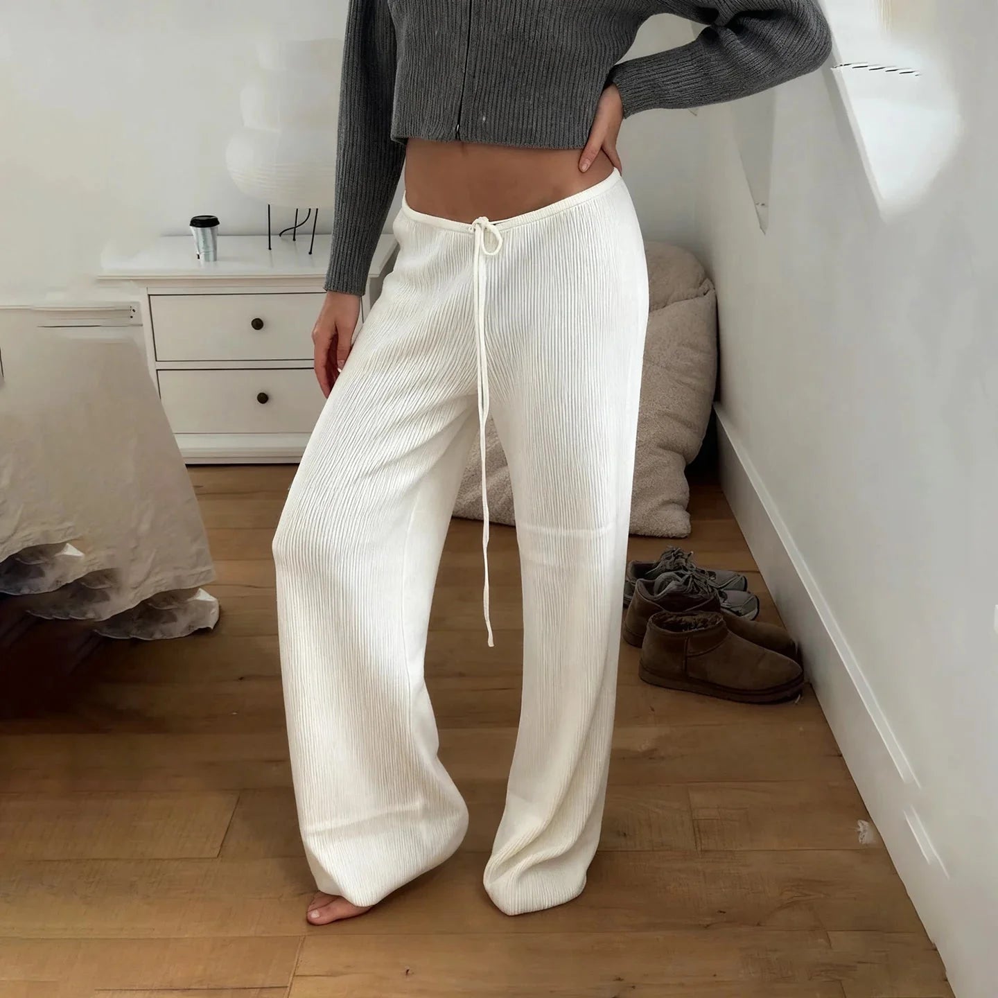 Ariane strikkede loungebukser