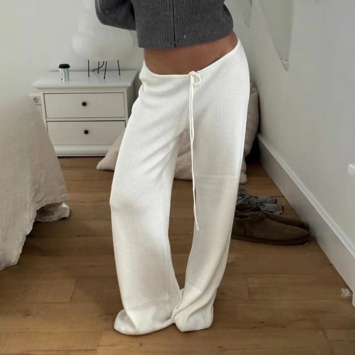 Ariane strikkede loungebukser