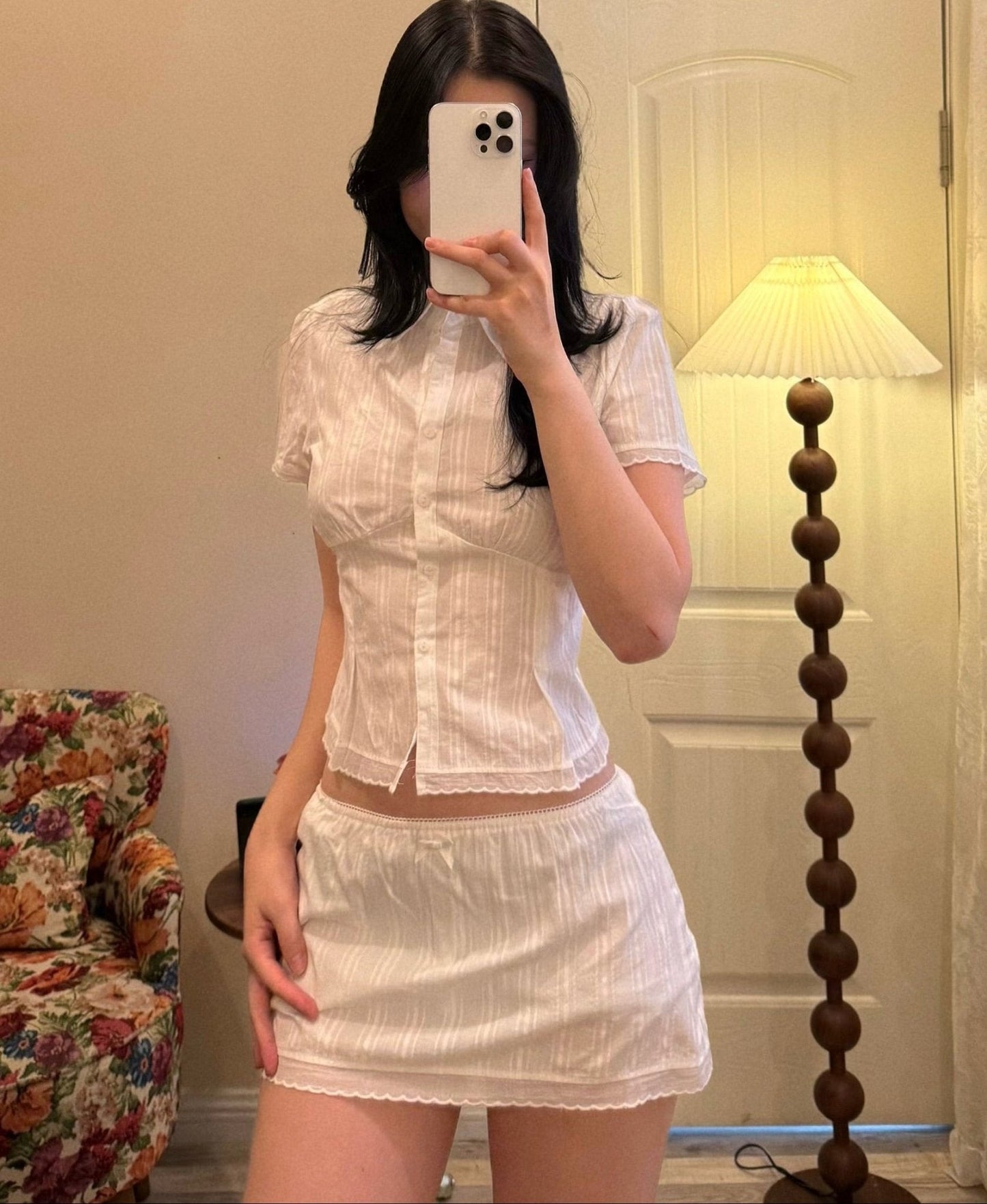 Stellina Cropped Skort-sæt