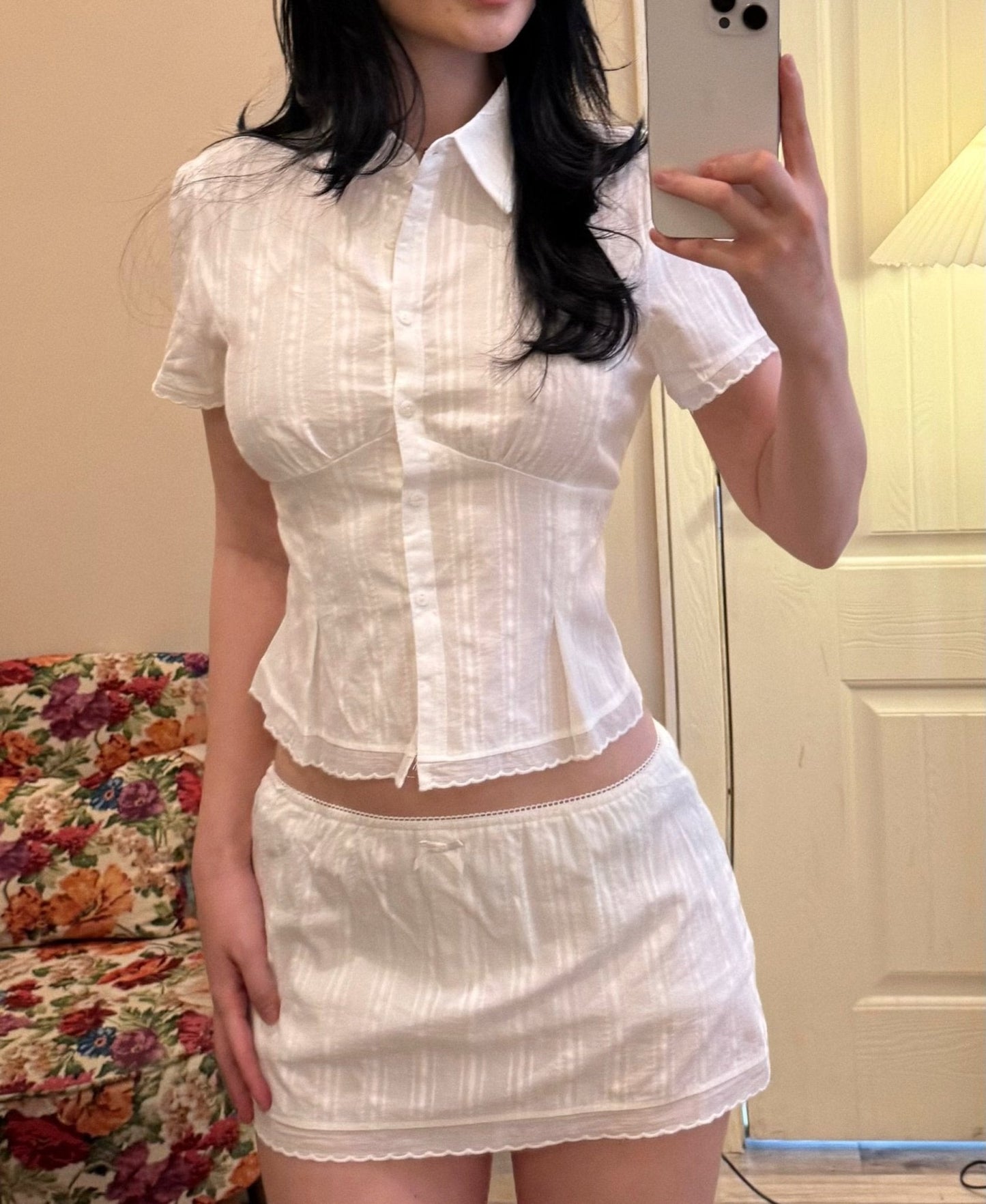 Stellina Cropped Skort-sæt