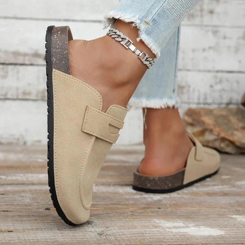 Klea kork-ruskinds-mules