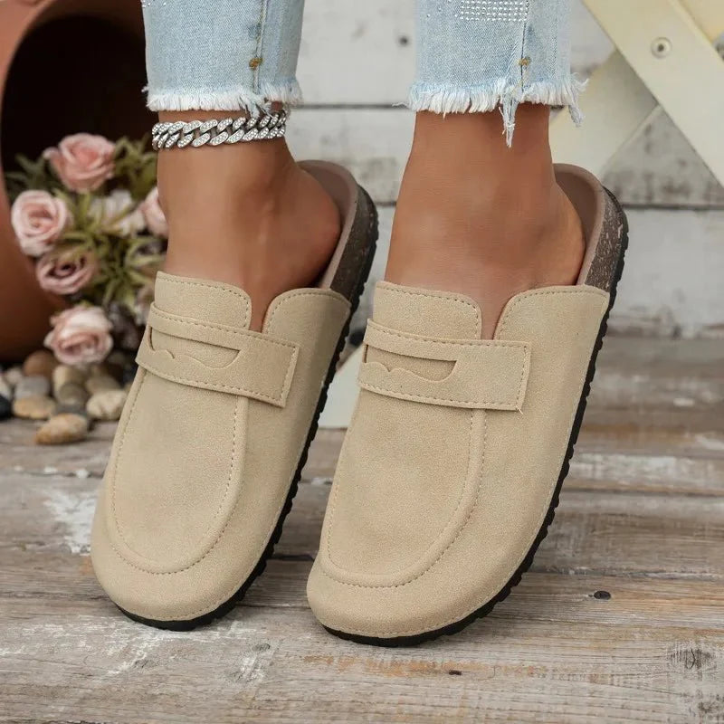 Klea kork-ruskinds-mules