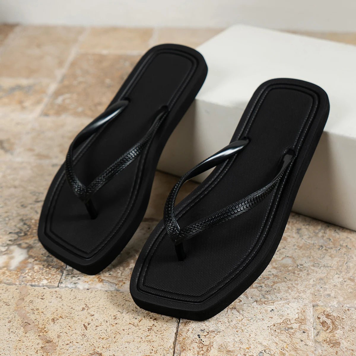 Ellen Square Toe EVA Sandals