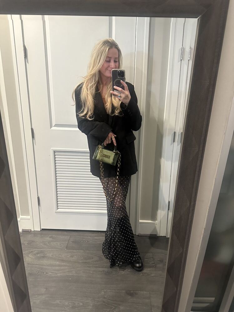 Shirley Prikket Maxi Nederdel
