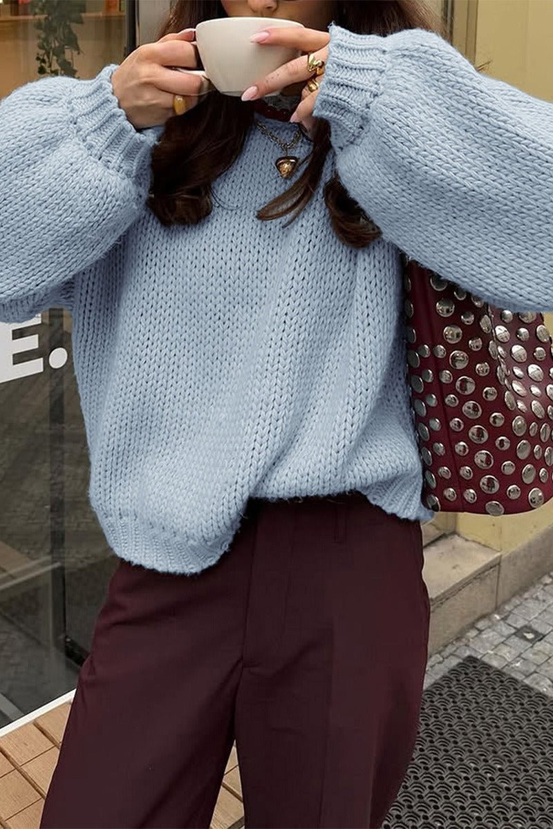 Sandra Crew Neck Lag-på-lag Sweater