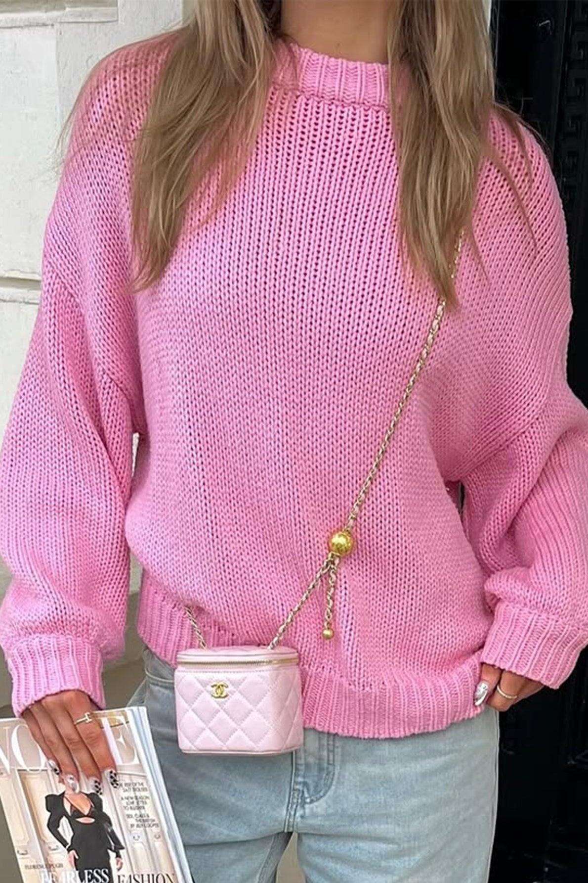 Sandra Crew Neck Lag-på-lag Sweater