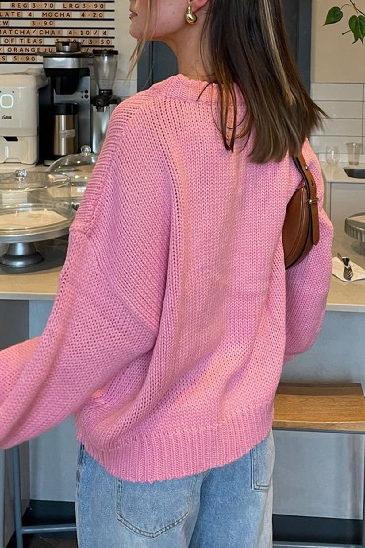 Sandra Crew Neck Lag-på-lag Sweater
