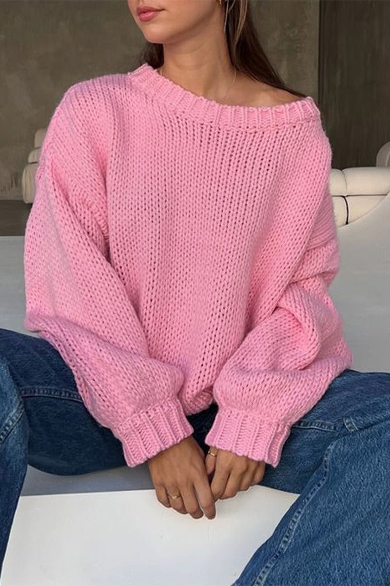 Sandra Crew Neck Lag-på-lag Sweater