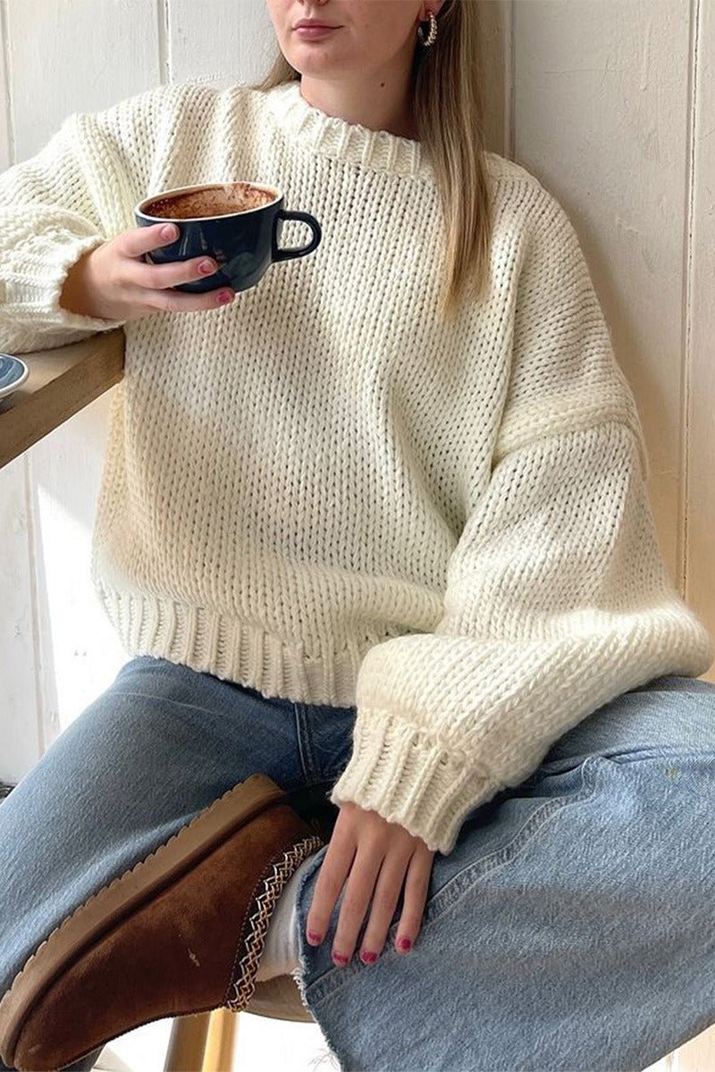 Sandra Crew Neck Lag-på-lag Sweater