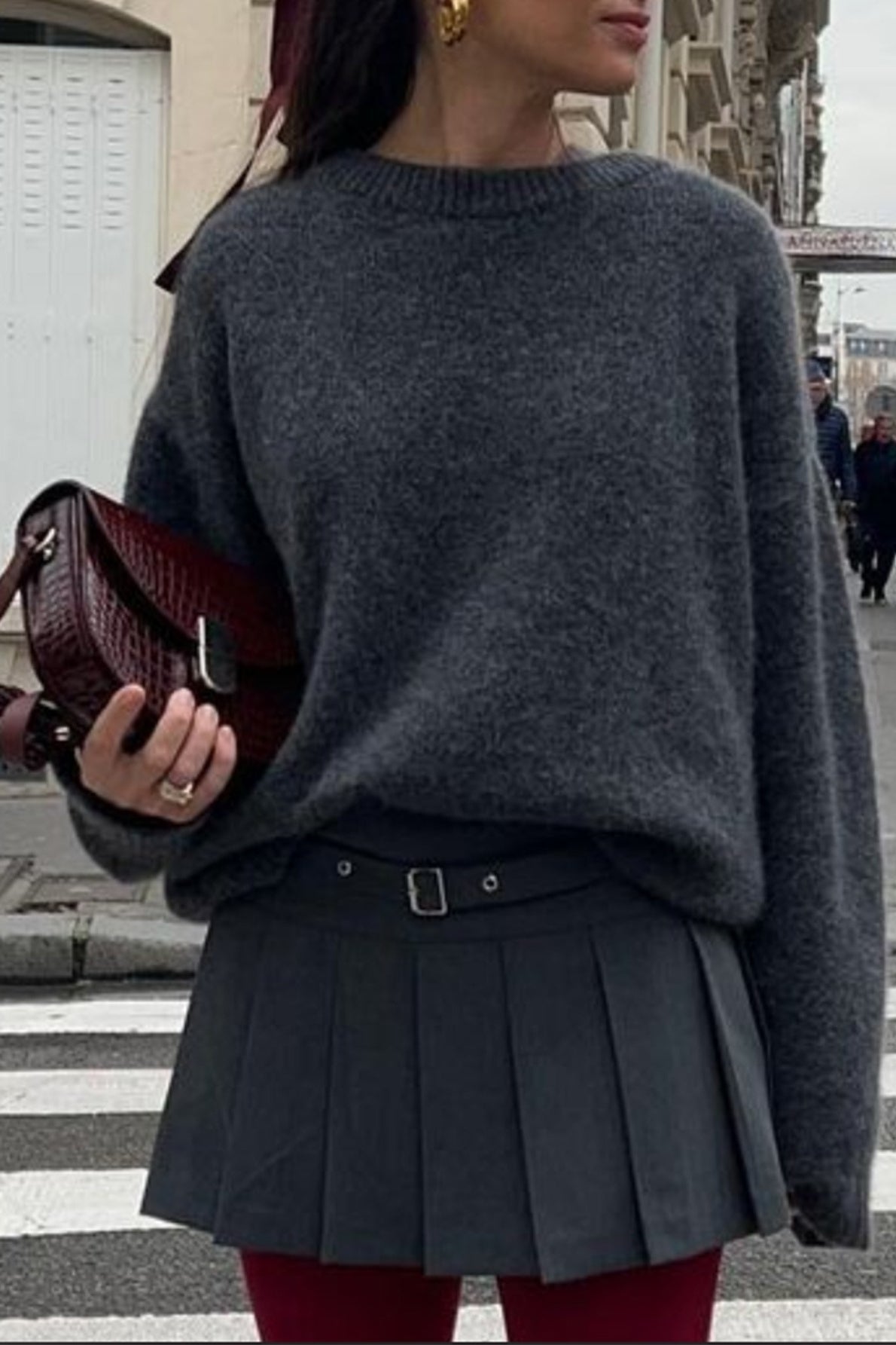 Nora ribstrikket sweater