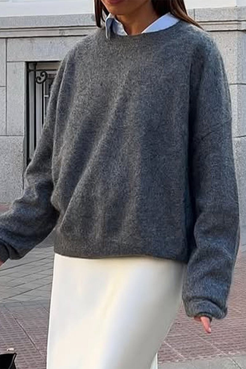 Nora ribstrikket sweater