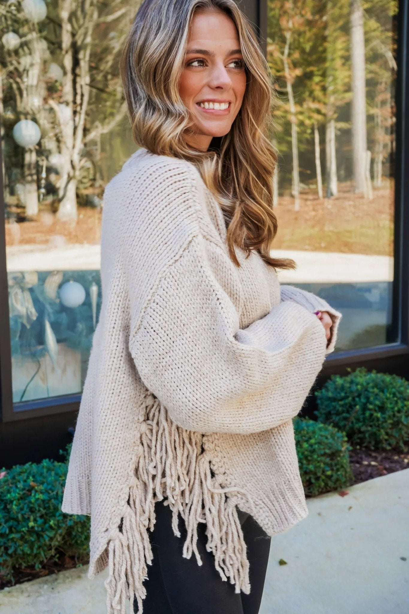 Eva kvaststrikket sweater