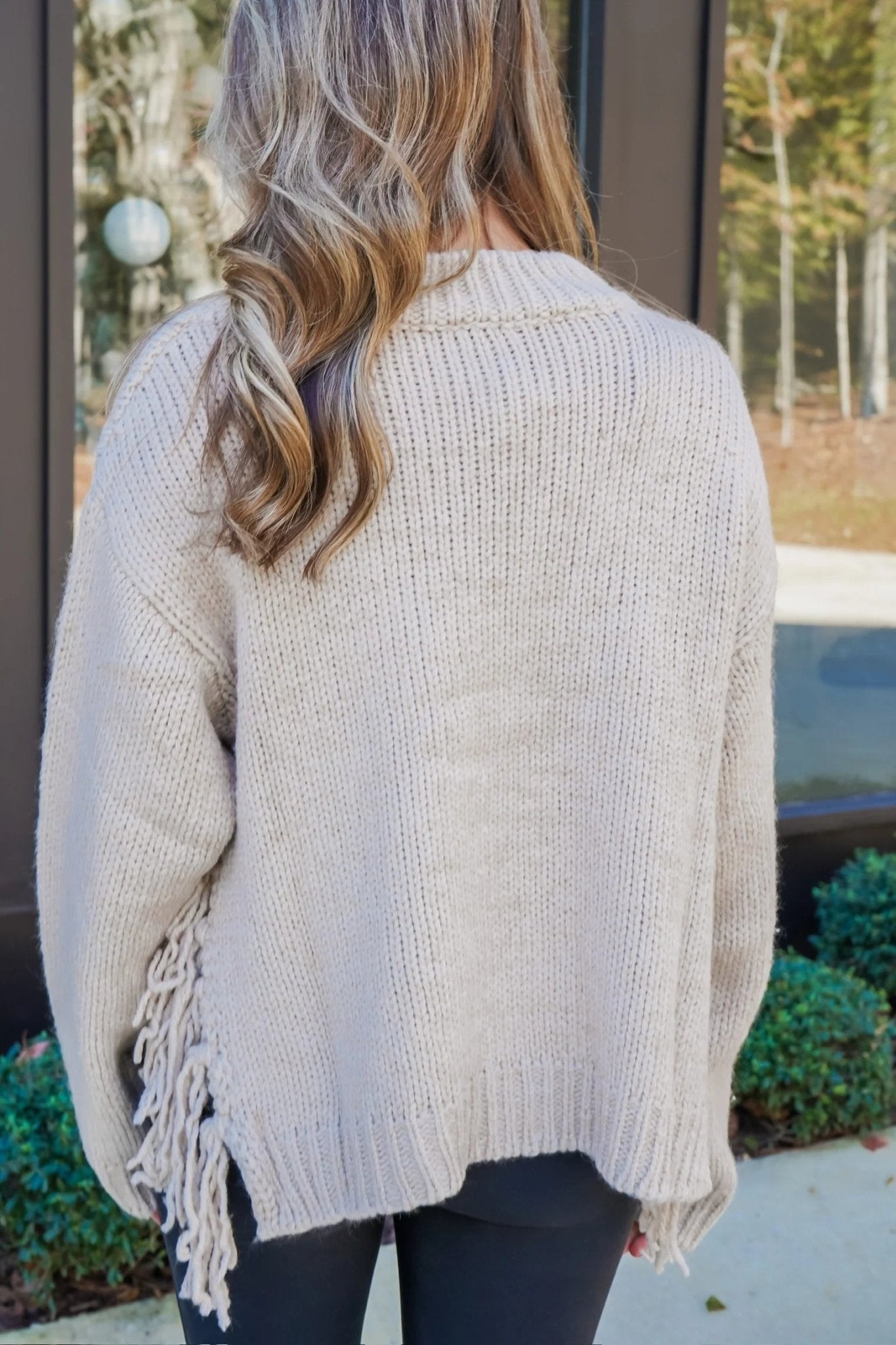 Eva kvaststrikket sweater