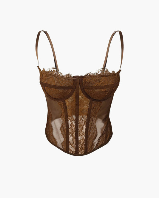 Layla blonde korset top