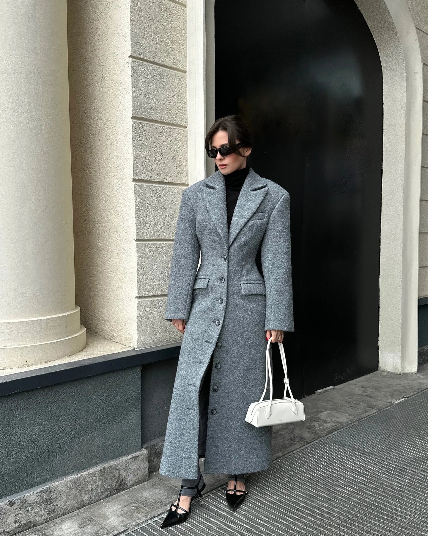ZEYA - Alexis Cinched Waist Long Coat