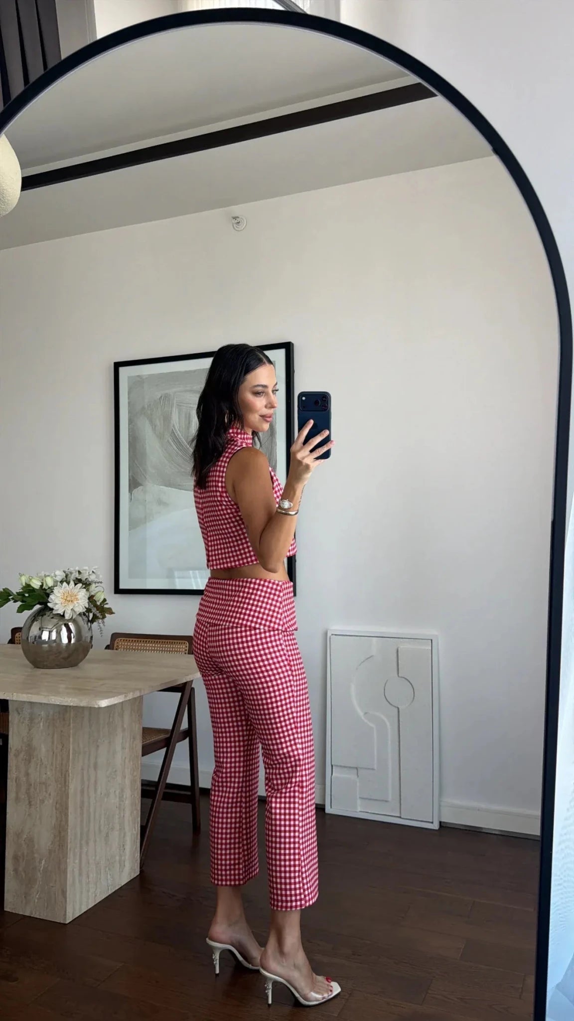 ZEYA - Amelie Plaid Crop Top Co-Ord Set