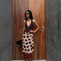 Amelie Wrap Midi Skirt Scarf