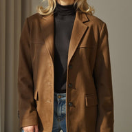 Adalinde ruskindblazer