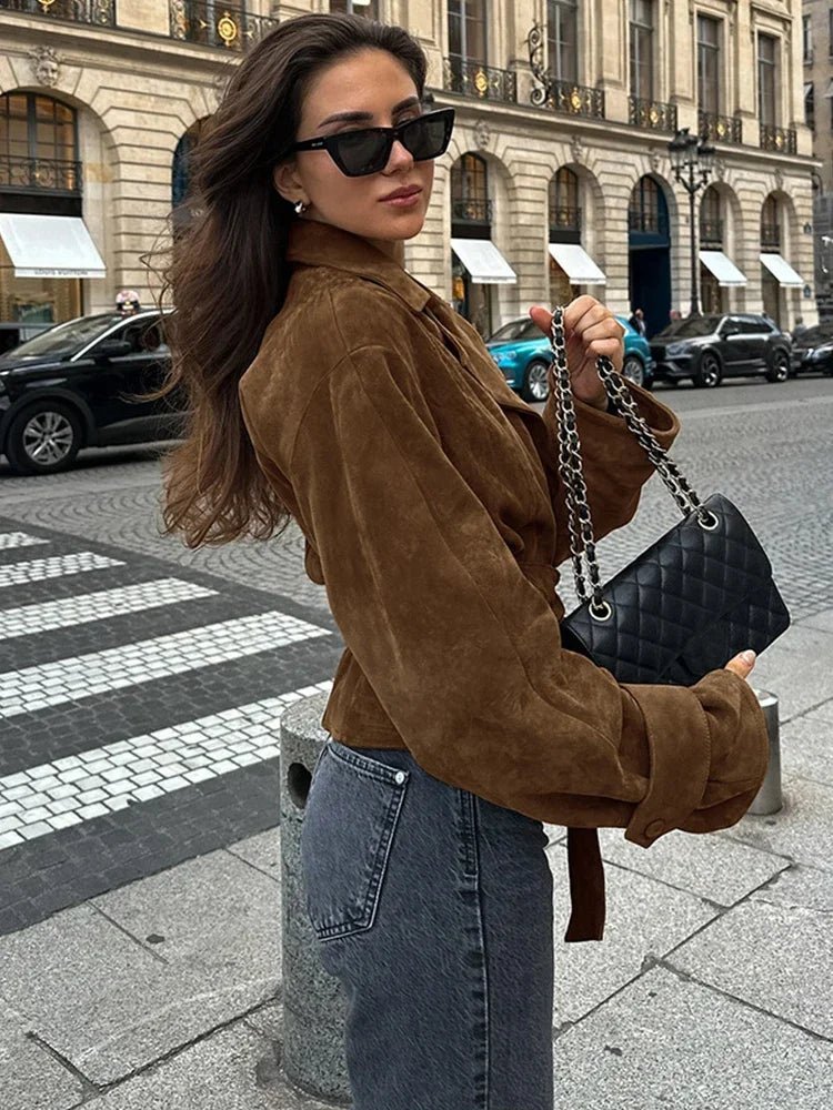 ZEYA - Ariana Retro Suede Jacket