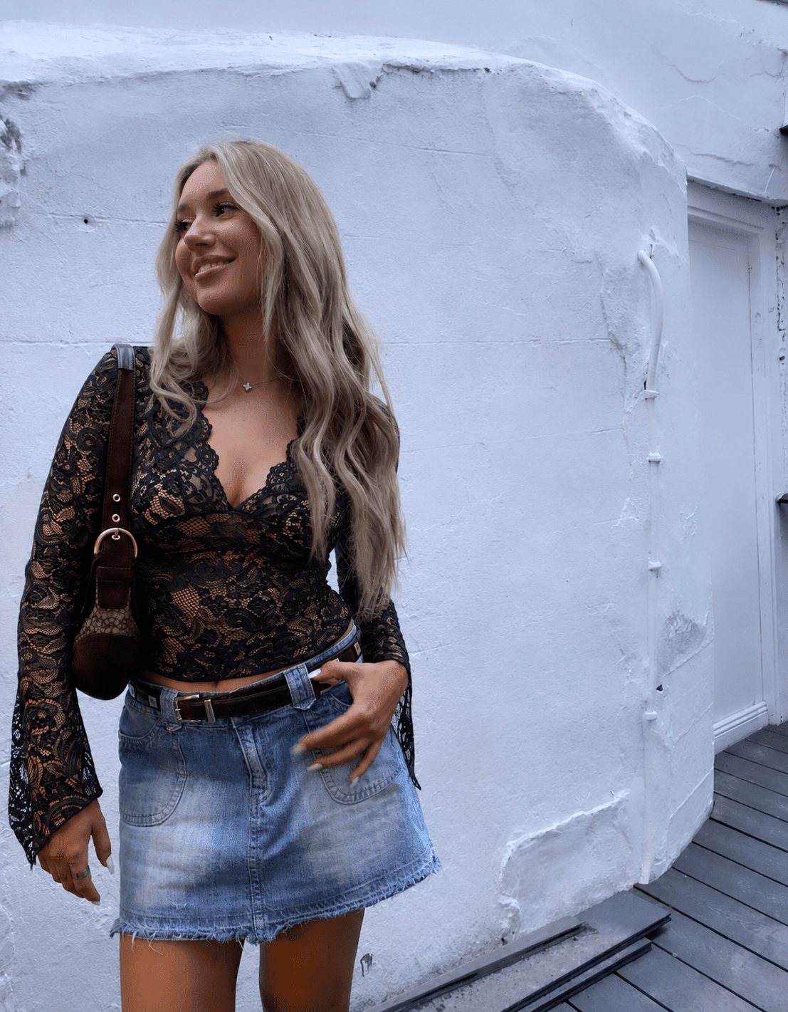 ZEYA - Aurore V-Neck Lace Top